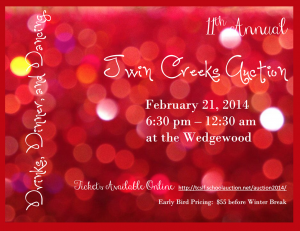 2014 Twin Creeks Auction Invite