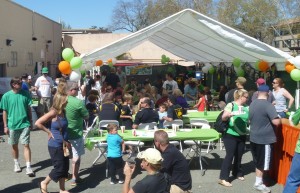 The crowd at Norms St Patrick's Day 2014