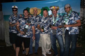 Drop Daddies at the Booze Cruise photo booth 