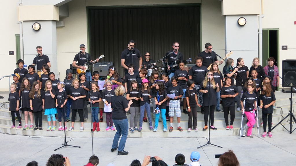 The Drop Daddies with the Twin Creeks Elementary Chorus