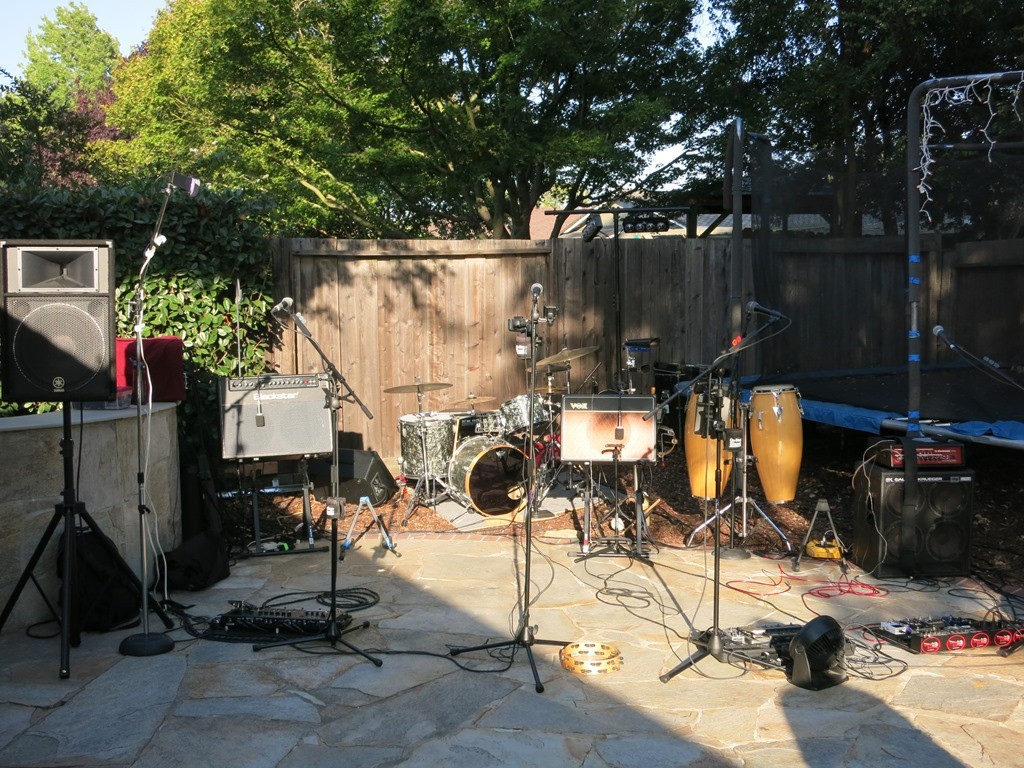 Stage all set up