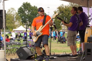 Ryan rocks the side stage