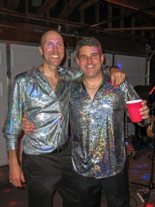 John and DB- matching shirts!