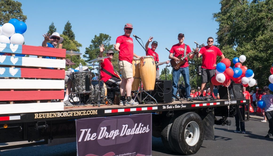 The Drop Daddies in the Danville 4th of July Parade