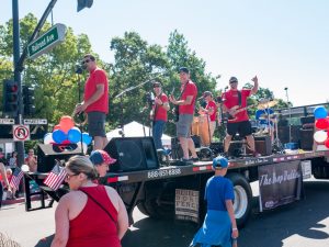 The Drop Daddies in the Danville 4th of July Parade