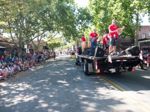 The Drop Daddies in the Danville 4th of July Parade