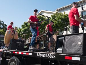 The Drop Daddies in the Danville 4th of July Parade