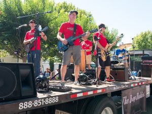 The Drop Daddies in the Danville 4th of July Parade