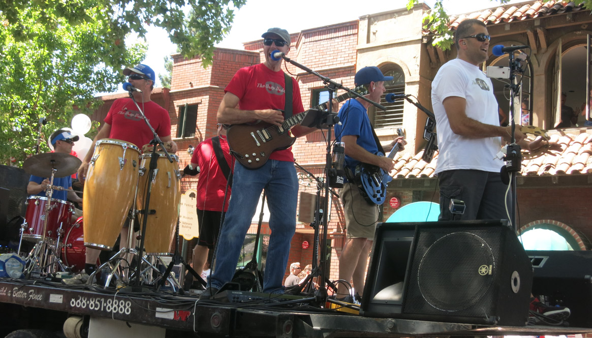 The Drop Daddies in the July 4th Parade