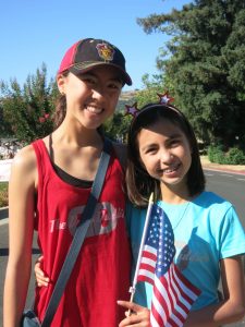 Sophie And Emily At The July 4th 2017 Parade