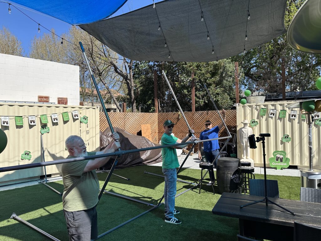 Drop Daddies March 15 2026 At Norms Setting Up The Tent
